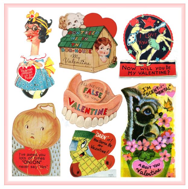 Vintage Valentine Cards